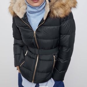 Belt Puffer Coat